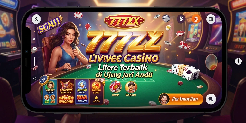 Tampilan gameplay 777ZX yang menawan dan interaktif di Live Casino.