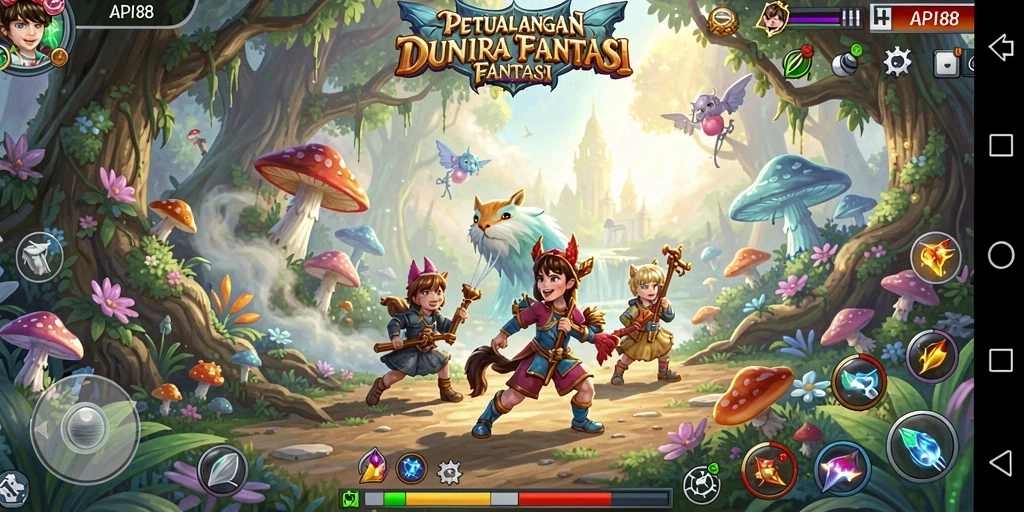 Screenshot API88 menampilkan suasana gameplay penuh aksi petualangan.