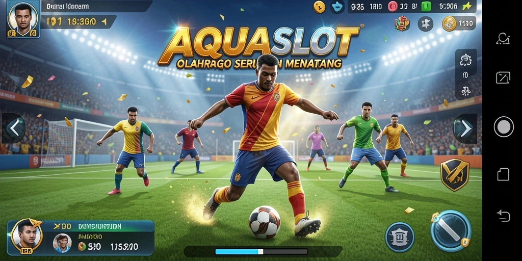 Tampilan gameplay AQUASLOT yang seru dan menegangkan.