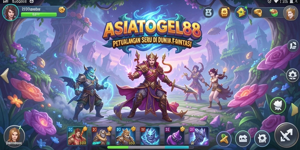 Tampilan menakjubkan dari gameplay ASIATOGEL88 yang penuh petualangan.
