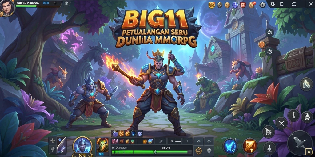 Screenshot bertemakan gameplay seru BIG11 dalam dunia MMORPG.