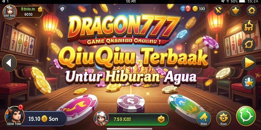 Screenshot gameplay QiuQiu yang menarik dan kompetitif.