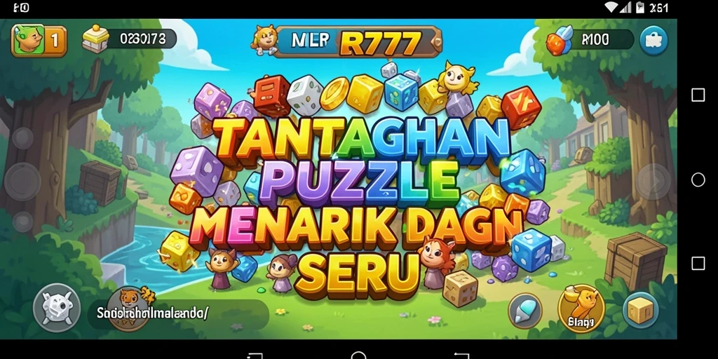 Screenshot gameplay ER777, menunjukkan tantangan puzzle yang menarik.