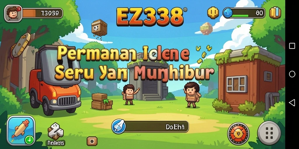 Gameplay seru yang menunjukkan kemajuan pembangun Idle.