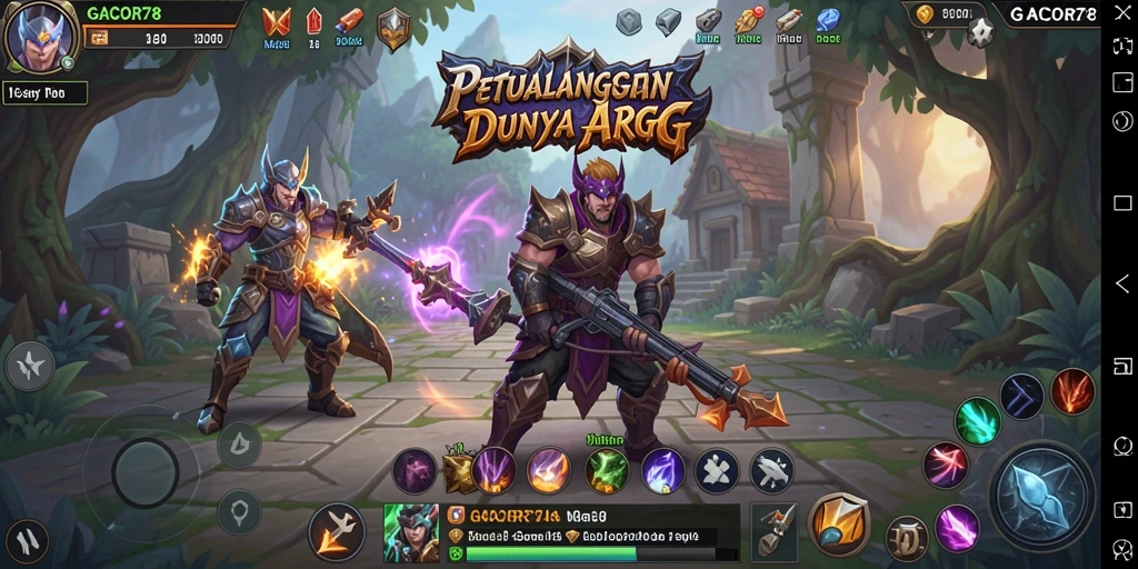 Tampilan gameplay yang mengesankan dari GACOR78 dalam aksi.
