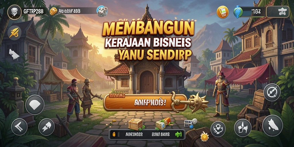 Screenshot gameplay GIFTRP288 menampilkan strategi bisnis yang cerdas.