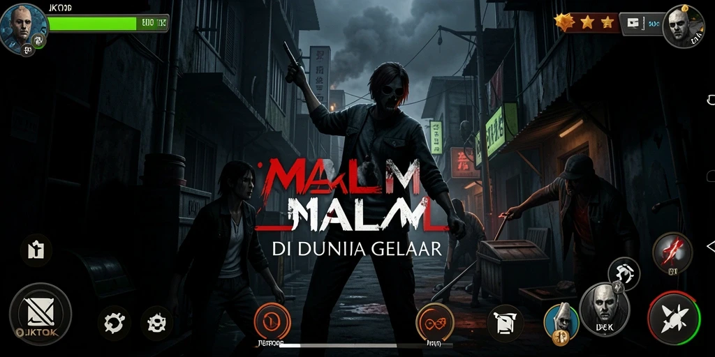 Gameplay JKTOK yang menegangkan dan mencekam.