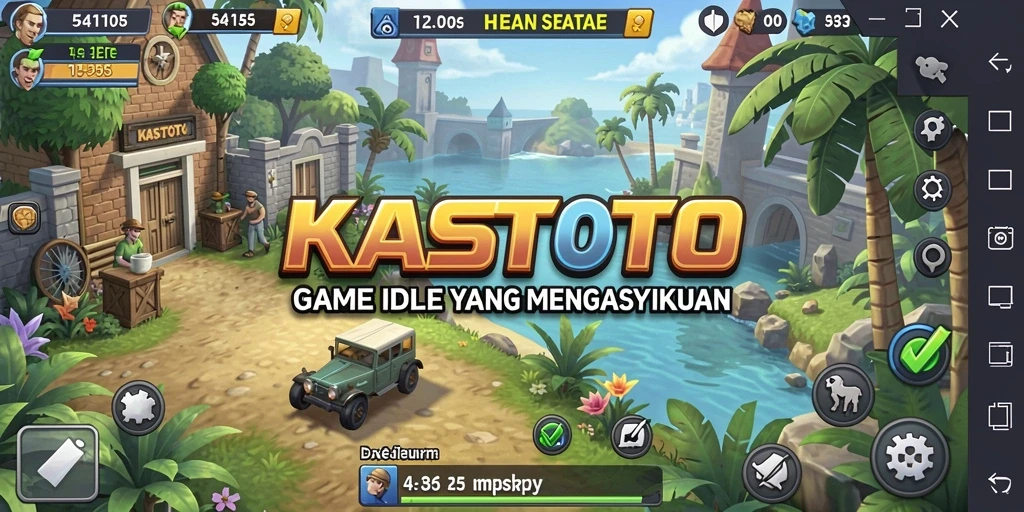 Screenshot gameplay KASTOTO yang menampilkan aksi Idle yang seru.
