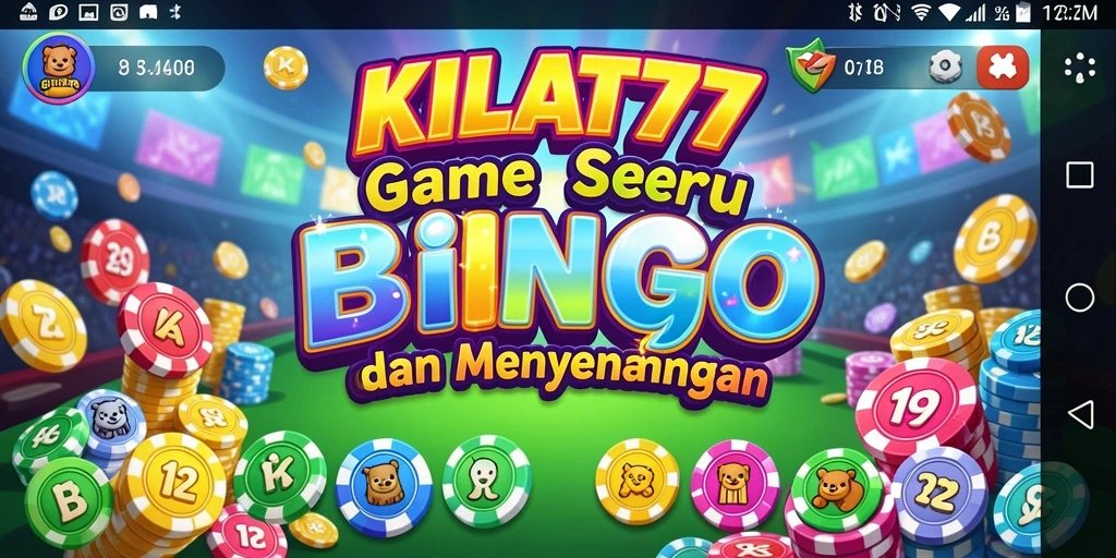 Tampilan gameplay seru di KILAT77 saat bermain Bingo.