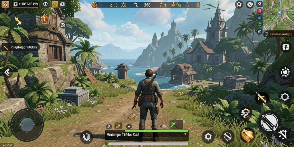 Gameplay KUDETABET98 menampilkan eksplorasi dunia terbuka yang menakjubkan.