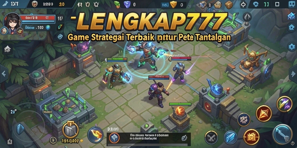 Tampilan menarik dari gameplay LENGKAP777 yang menantang.