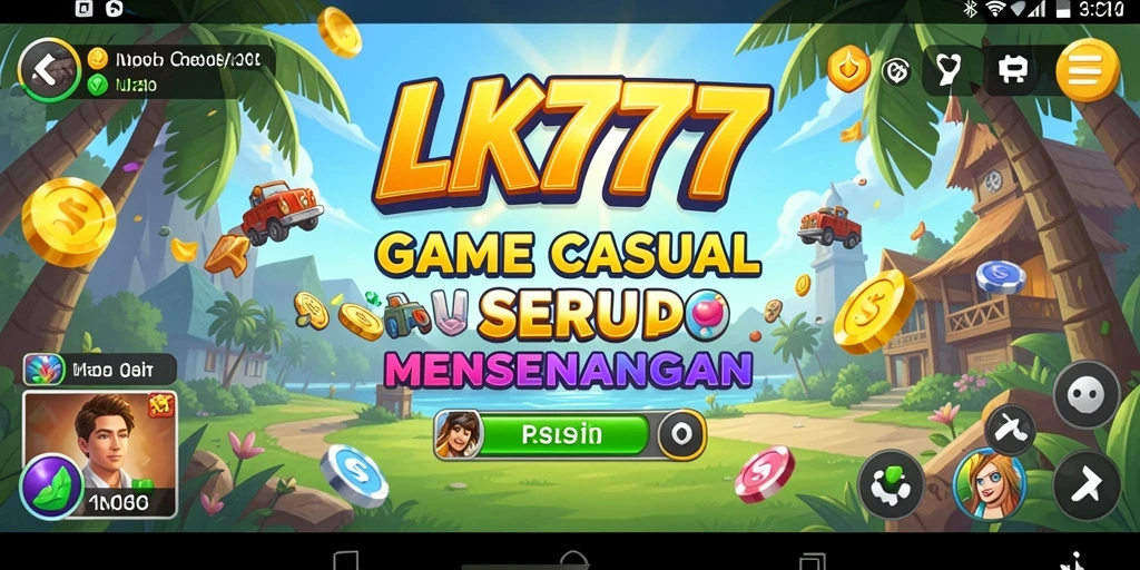 Tampilan gameplay LK777 yang seru dan menghibur.