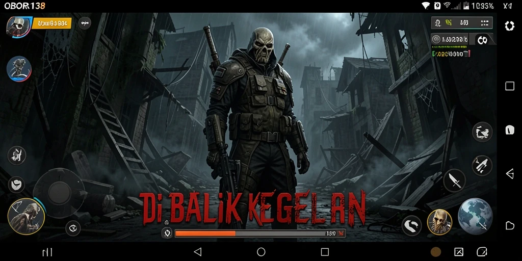 Screenshot gameplay OBOR138 yang menampilkan suasana Horror yang mencekam.