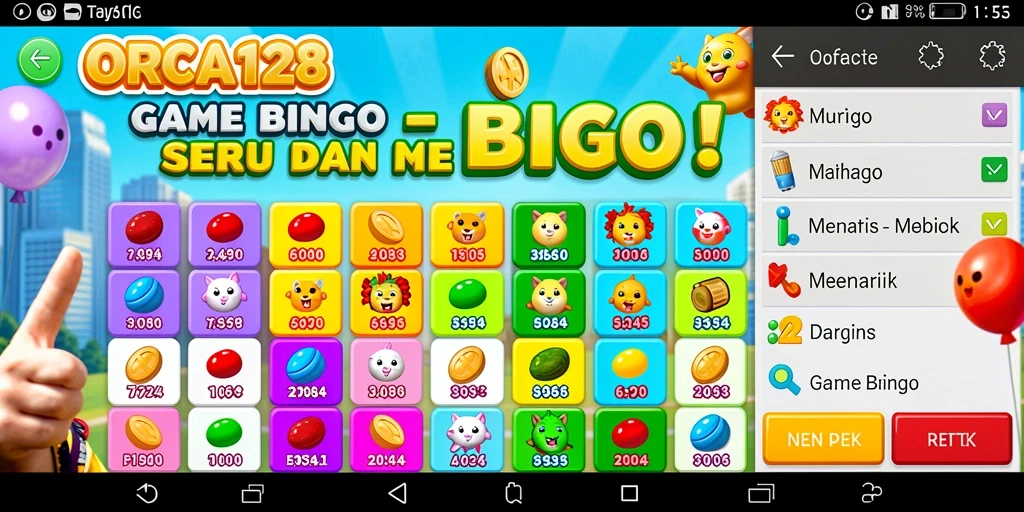 Tampilan gameplay ORCA128 yang seru dan interaktif.