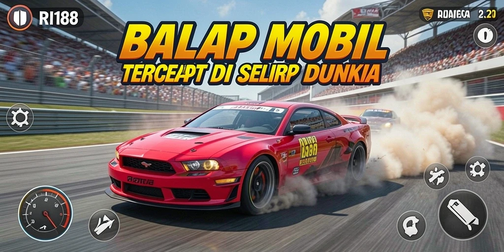 Tampilan mendebarkan dari balapan cepat di RI188.
