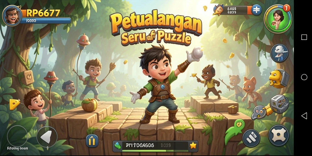 Menampilkan gameplay seru dan tantangan menarik dalam RP6677.