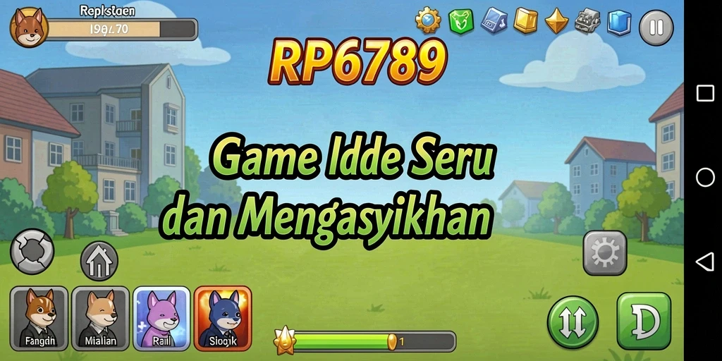 Tangkapan layar utama dari gameplay RP6789 yang menarik.