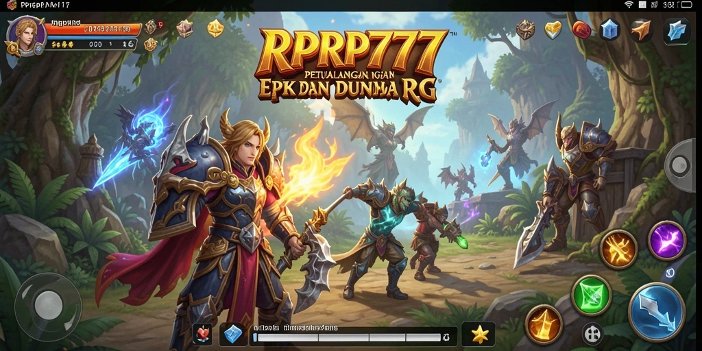 Tampilan gameplay <strong>RPRP777</strong> yang mendebarkan saat bertarung melawan monster.